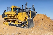 New Surface Mining Dozer pushing dirt